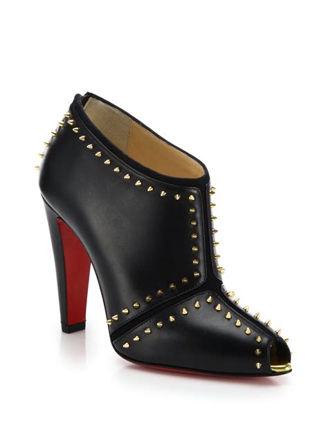 christian louboutin bootie heels.